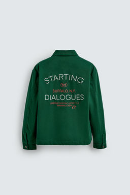 EMBROIDERED ZIP-UP JACKET - Zara фото 9
