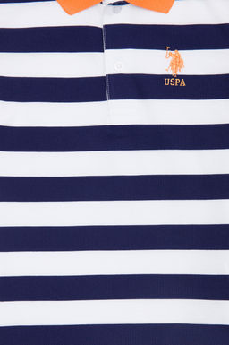 U. S. Polo Assn Темно-синяя футболка с воротником-поло для мальчика - U.s. polo assn фото 12