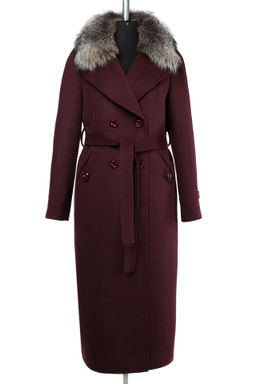 Мех натуральный (чернобурая лисица), Пальто утепленное Холлофайбер 300 - El podio фото 10