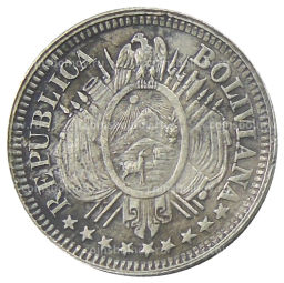10 сентаво 1893 года Боливия
