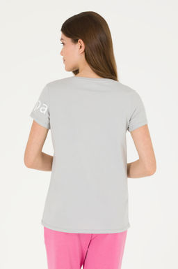 U. S. Polo Assn Женская серая футболка с круглым вырезом - U.s. polo assn фото 5