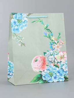 Цена за 2 шт. Пакет подарочный ламинированный вертикальный «Гармония цветов», 26×12×32 см