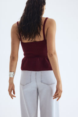 Top de tirantes efecto crochet - H&m фото 6