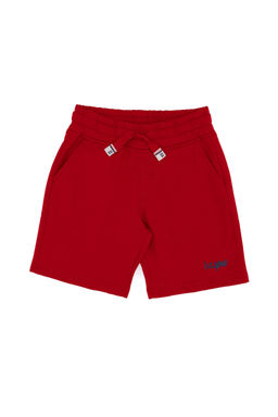 Детские красные вязаные шорты