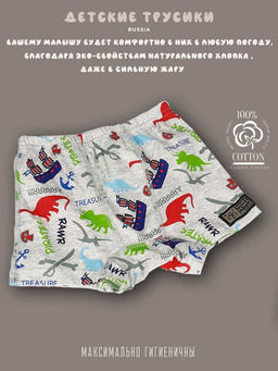 Комплект трусов для мальчика 3 шт. dff Тр 3000/12,15,17 Размер 34 - Sergio valentini фото 3