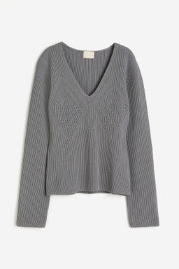 Jersey en punto pointelle - H&m фото 5