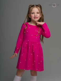 Платье Эля сердечки барби - Sovalina фото 5