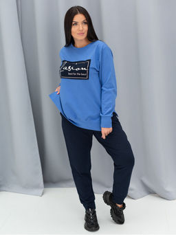 Костюм "Мода" василек