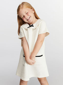 Bebe Yaka K?z ?ocuk Elbise