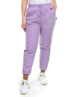 06 LILAC Брюки спортивные женские на флисе (100% хлопок) 7986