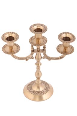 Подсвечник № П807/3/2 (антик) Классик на 3 свечи - Ганг фото 2
