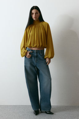 Blusa con lazada - H&m фото 3