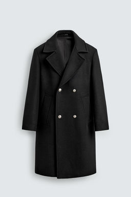 DOUBLE-BREASTED WOOL COAT - Zara фото 7