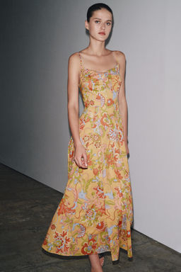 ZW COLLECTION FLORAL PRINT DRESS - Zara фото 4