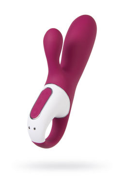 Вибратор Satisfyer Hot Bunny с клиторальным стимулятором, красный  фото 2