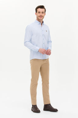 Мужские брюки из парусины светло-коричневого цвета Неожиданная скидка в корзине - U.s. polo assn фото 3