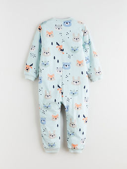 Bask?l? Erkek Bebek Uyku Tulumu