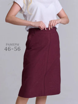 Юбка из костюмной ткани с добавлением шерсти