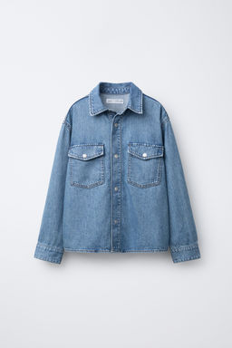 DENIM SHIRT WITH POCKETS
