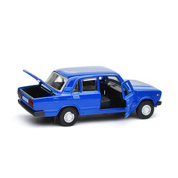 Машина металл LADA ВАЗ-2105 1997 12 cm, (двери, багаж, океан.)инерц.,в коробке