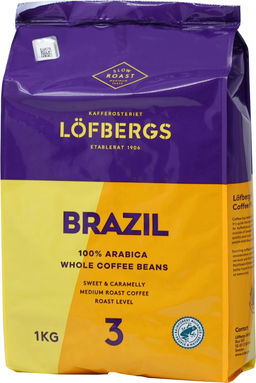 Lofbergs Lila. Brazil (зерновой) 1 кг. ШВЕЦИЯ