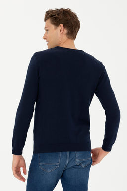 U. S. Polo Assn / Мужской темно-синий свитер - U.s. polo assn фото 19