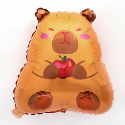 Цена за 2 шт. Воздушный шар фольгированный 22" «Капибара», фигура