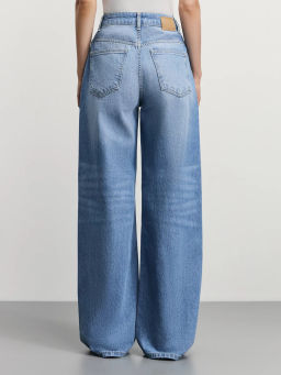 Джинсы wide loose со средней посадкой / Zarina  фото 4