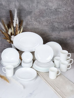 Столовый набор 33 предмета / GRAY-20/LHP-8120 (WHITE) /уп 2/ - ГалеонТрейд фото 2