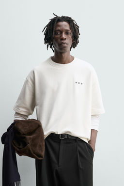 SHIELD PRINT SWEATSHIRT - Zara фото 3