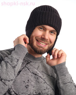 65432 Avella XXL Ушанка мужская флис (60-61)