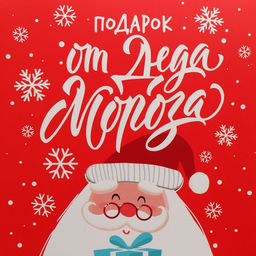 Цена за 2 шт. Коробка подарочная новогодняя складная Дед Мороз, 15?7?22 см