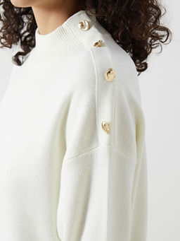 Dik Yaka Kad?n Triko Tunik