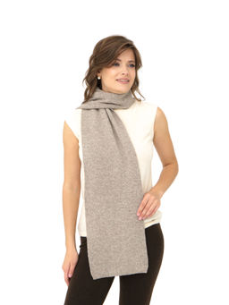 Шарф из шерсти 3789 серый