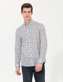Haki Slim Fit Uzun Kollu G_mlek