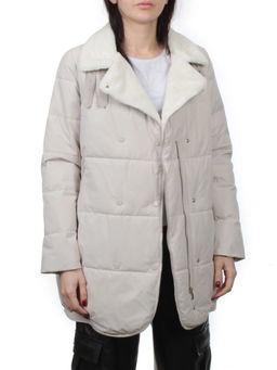 S24-236 LT. BEIGE Куртка демисезонная женская (100 гр. холлофайбер) - Fashion фото 6