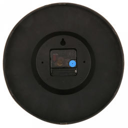 Часы настенные Веста д25см, h4см, мягкий ход, циферблат белый; цифры арабские, черный; корпус пластик, бежевый под дерево; в коробке (Китай) - Домашняя мода фото 3