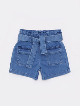 Beli Lastikli Basic K?z Bebek Jean ?ort