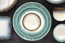 Тарелка закусочная Nuances, голубая, 21 см - Easy life фото 2