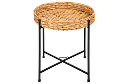 Столик журнальный 50*50*51 см складной со съемной столешницей из водного гиацинта, круглый - Elan gallery фото 5