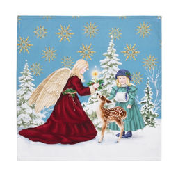Набор новогодний Christmas time: скатерть 150?220 см +/-3 см с ГМВО, салфетка 40?40 см-12 шт., 100% хлопок