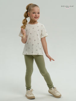 Костюм Мулан бордовые тюльпанчики-оливка - Sovalina фото 18