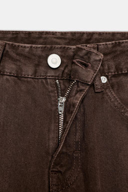 TRF BALLOON MID-WAIST JEANS WITH BELT LOOPS - Zara фото 9