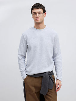 Bisiklet Yaka Uzun Kollu Erkek Ti??rt