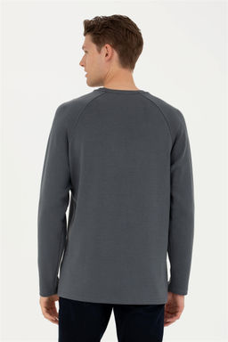 Мужской свитшот антрацитового цвета - U.s. polo assn фото 12