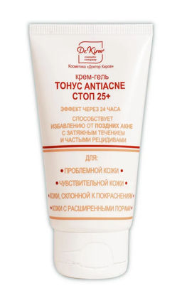 Крем-гель Тонус Anti acne Стоп 25+ избавления от поздних акне (после 25 лет) 50 мл. - Dr.kirov cosmetic company фото 3