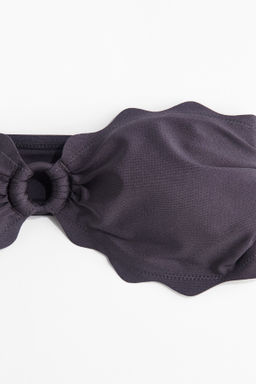 Top de bikini bandeau con relleno - H&m фото 3