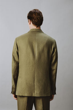 BLAZER TRAJE 100% LINO / Aceite - Zara фото 3