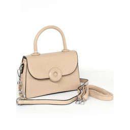 Сумка женская искусственная кожа Ch&K-8618, 1отд, плечевой ремень, бежевый SALE 260453