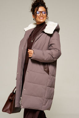 Пальто Beautiful Free 8019 дымчато-лиловый